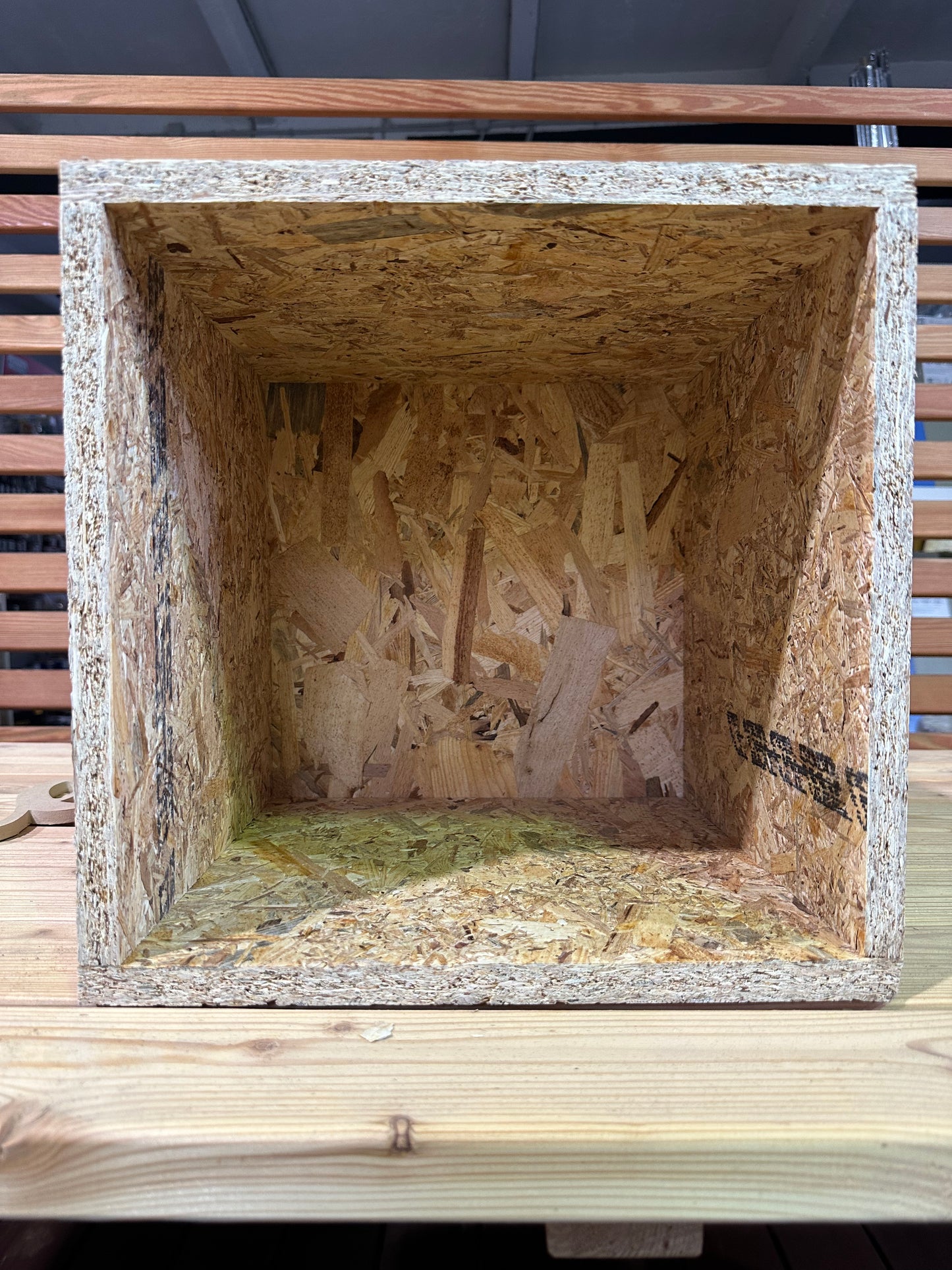 Cubo in Legno in OSB