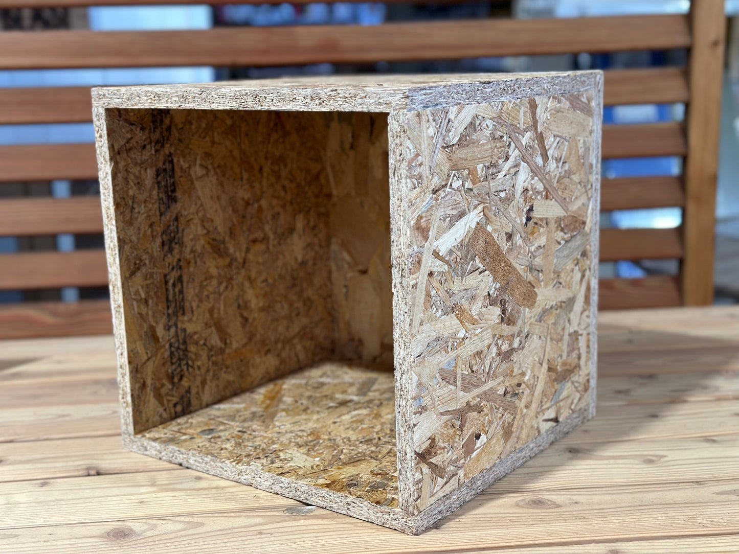 Cubo in Legno in OSB