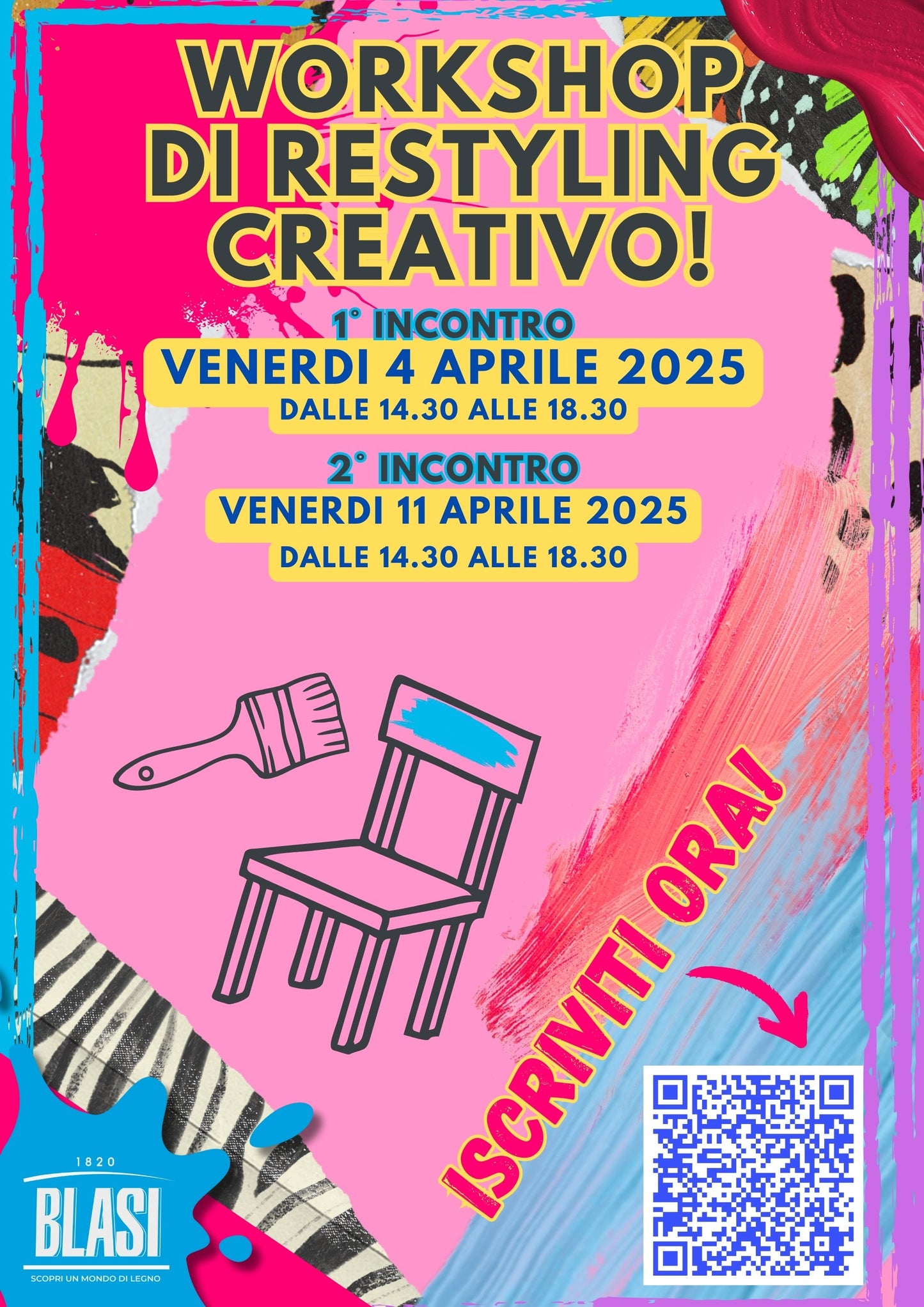 WORKSHOP DI RESTYLING: WEEKEND CREATIVO CON GIOVANNA! (8 ORE)