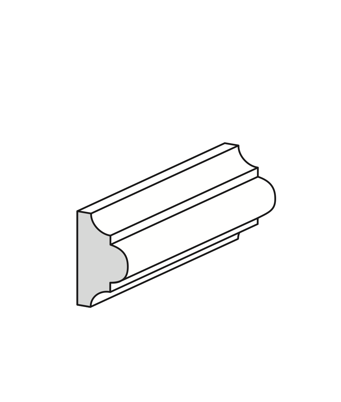 Cornice Tiziano Ayous - mm 30x18