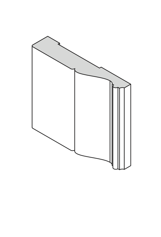 Copriprofilo Ayous Tiziano - mm 100x20